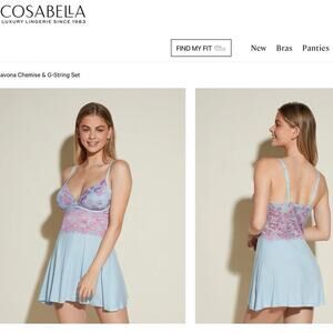 Savona Chemise & G-String Set